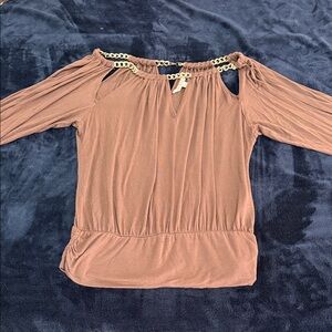 Boston Proper Gold chain necklace top